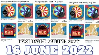 Amazon Funzone Weekly Quiz Answers Today|16 June 2022| Daily Quiz Time