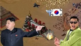 Korean Style Red Alert 2 Gameplay in CnCNet Online Multiplayer Server