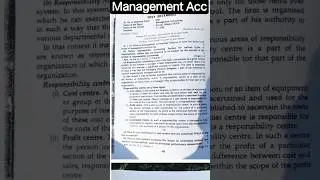Management accounting Pyq 2025 | Bcom Hons | Shivdas | Du | sem 3/5 | #shorts