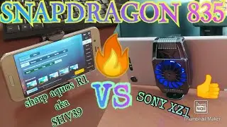SONY XZ1 VS SHARP AQUOS R1 AKA SHV39 , SNAPDRAGON 835