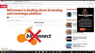 Bitconnect shuts down lending and exchange platform