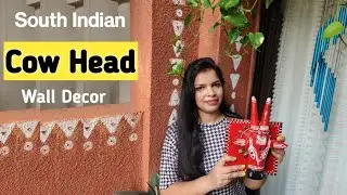 Cow Head Wall Decor #diy #craft #cow #walldecor