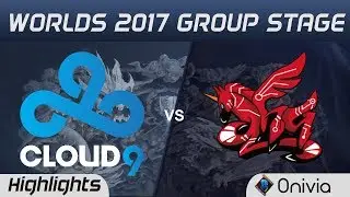 C9 vs AHQ   Highlights World Championship 2017 Group Stage Cloud9 vs AHQ Esports by Onivia