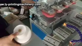 How to set up closed ink cup for pad printer