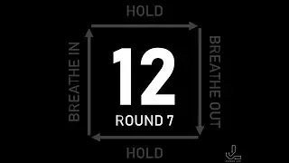 5 Minutes (12-12-12-12) Guided BOX BREATHING Meditation Exercise (with sound)