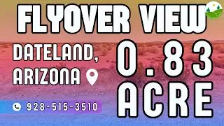 Fly Over - 0.83  acre land for sale in Dateland, Arizona [539-59-650]