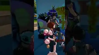 3 dekus and 1 ochaco 😳😔 #shorts #fortnite