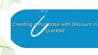 How to creat Purchase entry in Quickbill Software