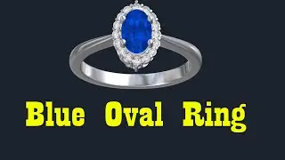 blue sapphire ring
