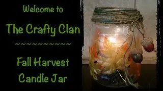 Thanksgiving Fall Jar