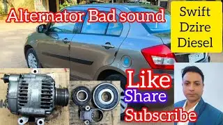Swift Dzire Diesel Alternator Bad sound alternator repairing #YouTube#automobile#car#viral#video