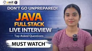 Java Full Stack mock Interview Questions 2026 | Live Mock Interview #3