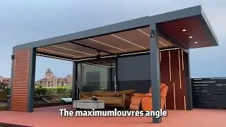 ☀️💧 How Our Louvre Roofs Work &ndash; Blade Angles & Drainage 💧☀️
