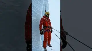 Silent Climbers: Everest Ice Wall 🪦🥀 #shorts