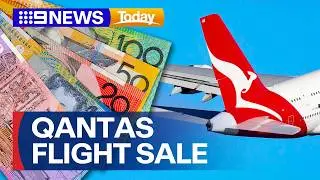 Qantas launches one of its biggest international flight sales | 9 News Australia
