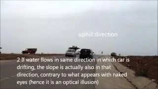 Salalah, Anti gravity point myth explained