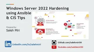 Harden windows server using Ansible and CIS tips