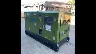 30kVA silent with canopy diesel generator powered by Perkins engine 1103A-33G