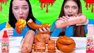 ASMR Kielbasa Sausage Challenge By LiLiBu