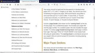 Recommended APA Guides online