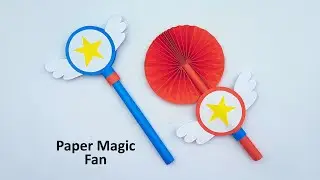 DIY Paper Magic Fan Making Tutorial | Paper Crafts For School Projects | Paper Craft Toy Ideas