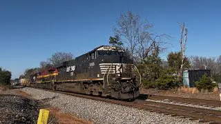 NS 24X-04 (Intermodal) With Kansas City Southern Help Through Ranlo NC