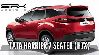 Tata Harrier 7 Seater (H7X) - Rendering - Making Video | SRK Designs