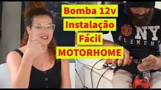 Bomba d'agua 12v para motorhome. Instalação fácil com mangueira e conexões pneumáticas .