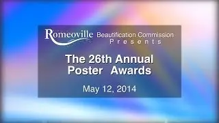 Romeoville Beautification Commission Clean Up Week Poster Awards 2014