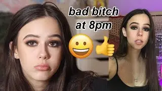 TURNING MYSELF INTO A BADDIE EVEN THOUGH IM NOT GOING ANYWHERE (talk & grwm)