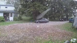 Minnesota Hail Storm - Golf ball size hail - 6/17/2021