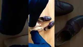 Young businessman's feet after work 1