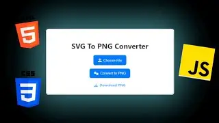How to Create an SVG to PNG Converter with HTML, CSS, and JavaScript