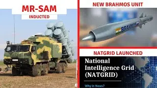 Indian Defence Broadcast: MR-SAM Inducted | Supersonic Brahmos Unit in Lucknow | Natgrid Launched