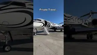 Private travel 🛩️#private #privatejet #travel #luxury #luxurylife