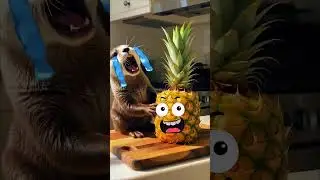 Funny Pets Turn into Fruits 🍌🐶 CuteAnimals #FunnyPets #FruityFun #FunnyShorts #PetLovers