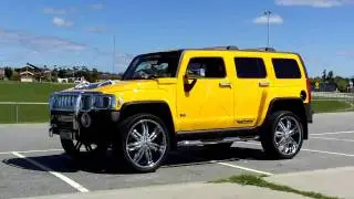 CUSTOM O7 HUMMER H3 ON 24's