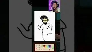 I DRAW🖌️THE BANGLA GAMER🤩#shorts #thebanglagamer #funny #drawing