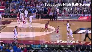Tyus Jones High Ball Screen Plays