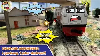 Loko & Liko Tarik 6 Gerbong Lewat Jalur Ekstrem! 🚂 | Loko Land Adventures EP. 31 | Kartun Edukatif