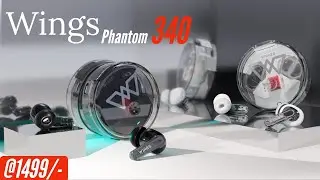 Nothing ear1 looks 😶 Wings Phantom 340 😲 Transparent Design ANC buds 🔥 coming up next !