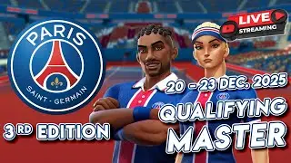 Tennis Clash PSG Tournament 3rd Edition Master Qualifying Round [December 2025]