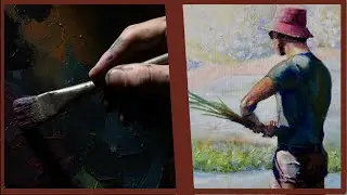 Oil Painting: Harvesting Onions