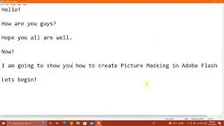 How to create Picture Masking in Adobe Flash CS3