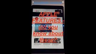 DID YOU KNOW APPLE HAS THESE FEATURES? APPLE FEATURES/TIPS | #technology #apple  #features