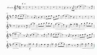 Plaisir D'amour(사랑의 기쁨) Alto Saxophone Sheet Music(연주 영상 악보)