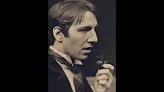 RARE pics of Alan Rickman as Sherlock Holmes & David Suchet as Moriarty 1976 (Severus Snape Poirot)