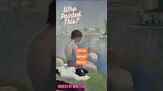 Who Painted This? | Guess The Artist #GuessTheArtist No. 31 #riddles #riddleaddict