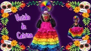 Cómo hacer vestido de catrina/ día de muertos