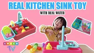 Real Kitchen Sink Toy Playset